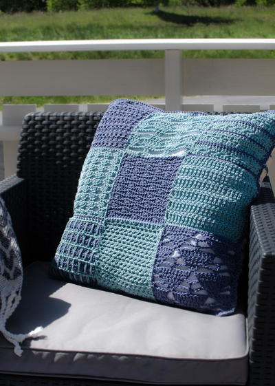 Exploring Stitches Crochet Pillow Exploring Stitches Crochet Pillow