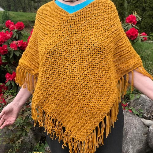 Herringbone Poncho Herringbone Poncho