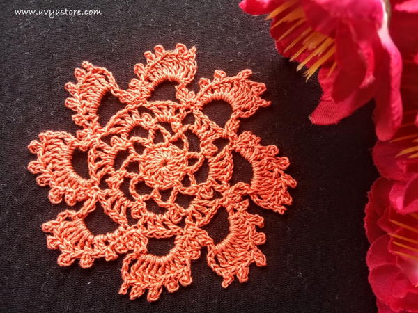 Crochet Spiral Motif Crochet Spiral Motif