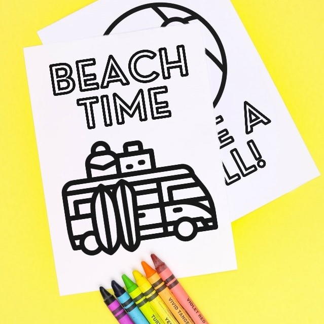 Summer Coloring Pages Summer Coloring Pages