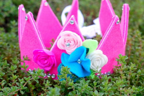 Felt Princess Crown Felt Princess Crown