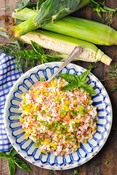 Rice Salad With Corn And Bacon Rice Salad With Corn And Bacon