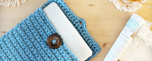 Easy Crochet Laptop Case Easy Crochet Laptop Case