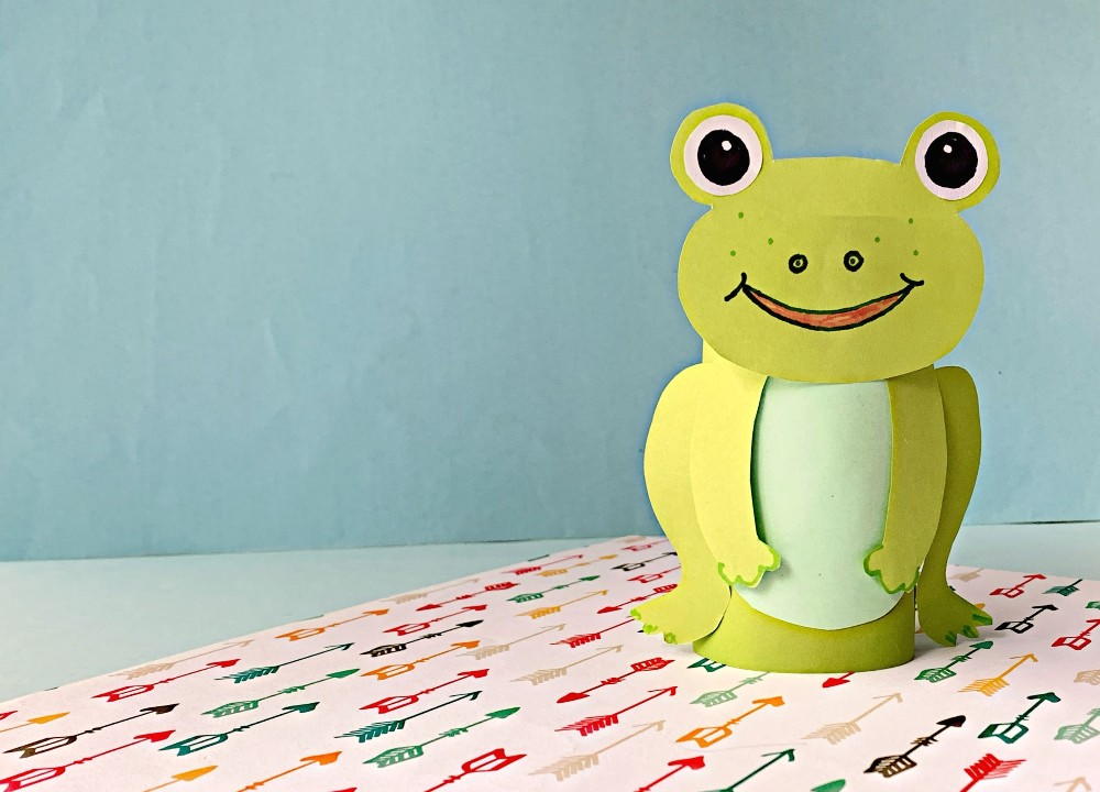 Fun Frog Toilet Paper Roll Craft For Kids