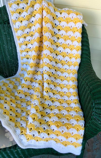 Timeless Lacy Shell Crochet Blanket Timeless Lacy Shell Crochet Blanket