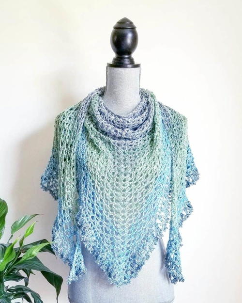 Sea Shades Shawlette Sea Shades Shawlette