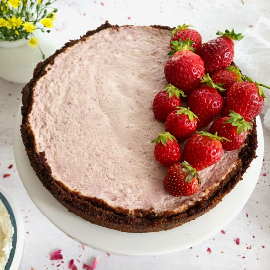 Instant Pot Strawberry Cheesecake Instant Pot Strawberry Cheesecake