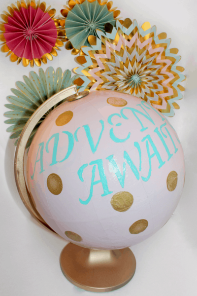 Diy Repurposed Quote Globe Diy Repurposed Quote Globe