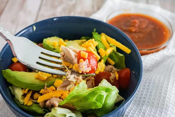 Shredded Chicken Taco Salad Shredded Chicken Taco Salad