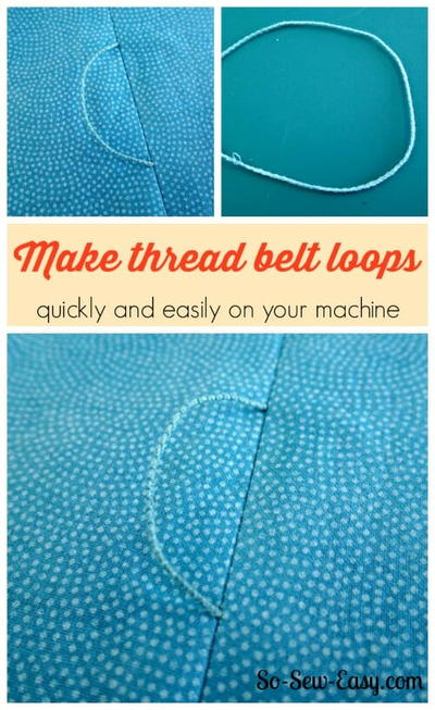 How To Make Thread Belt Loops How To Make Thread Belt Loops