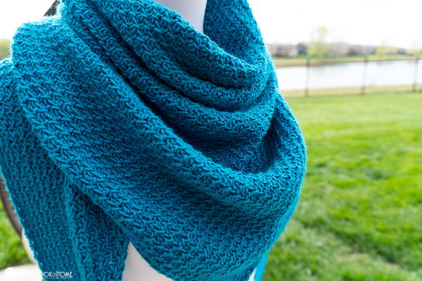 Tunisian Honeycomb Shawl Tunisian Honeycomb Shawl