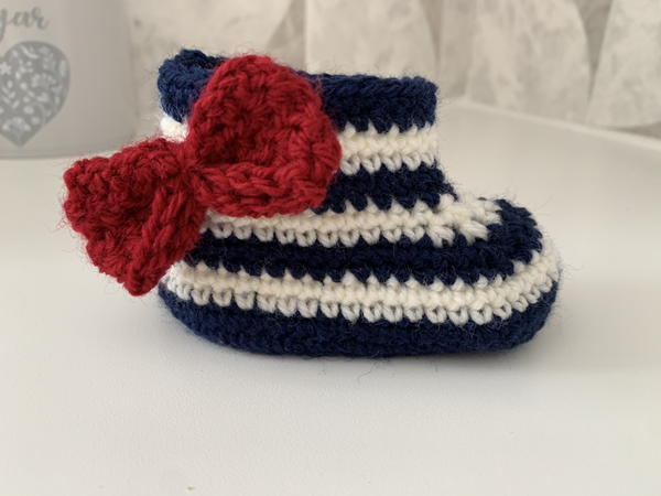 Summer Nights Baby Booties Summer Nights Baby Booties