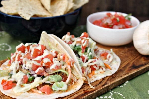 Instant Pot Chicken Enchilada Tacos Instant Pot Chicken Enchilada Tacos