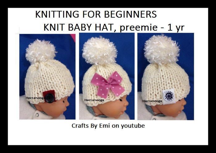 youtube knit baby hat