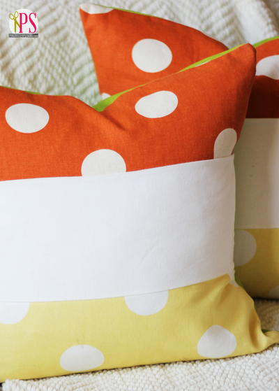Cute Candy Corn Pillow DIY
