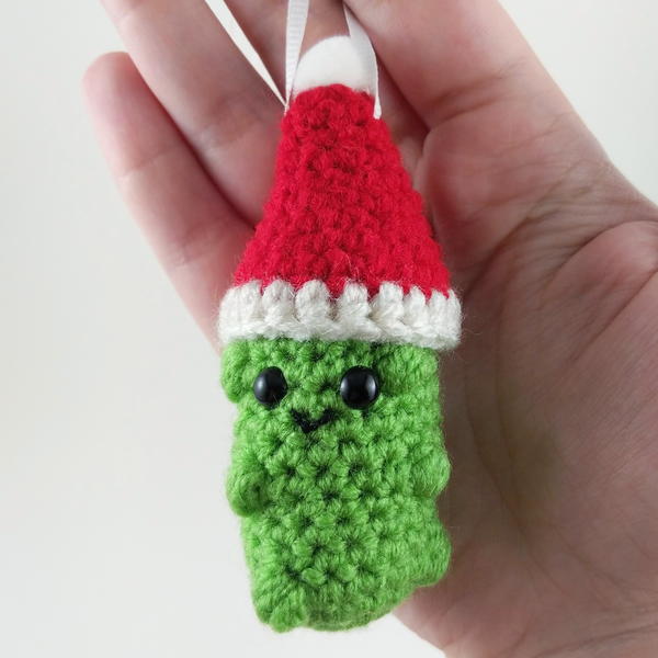 Crochet Christmas Pickle Crochet Christmas Pickle