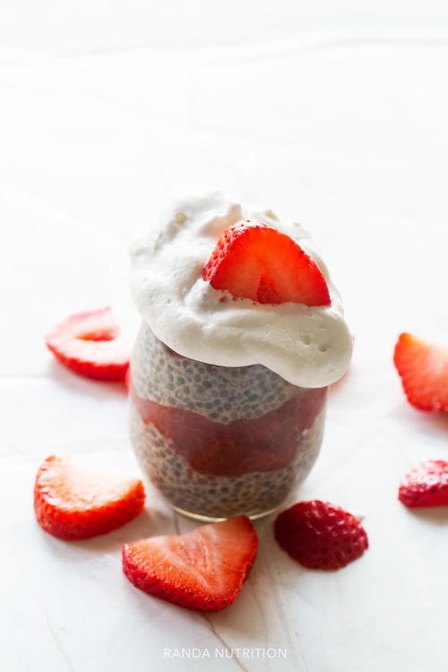 Strawberry Rhubarb Chia Pudding Strawberry Rhubarb Chia Pudding