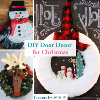 DIY Door Decorations for Christmas