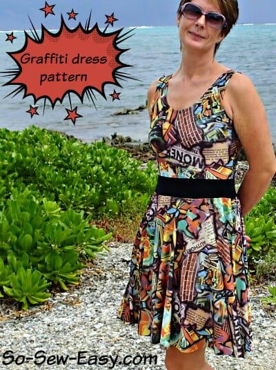The Graffiti Dress Pattern The Graffiti Dress Pattern