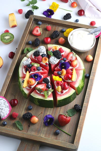 Watermelon Pizza Watermelon Pizza