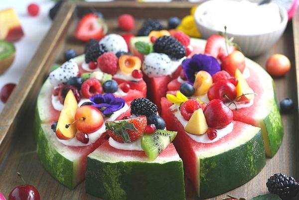Watermelon Pizza Watermelon Pizza
