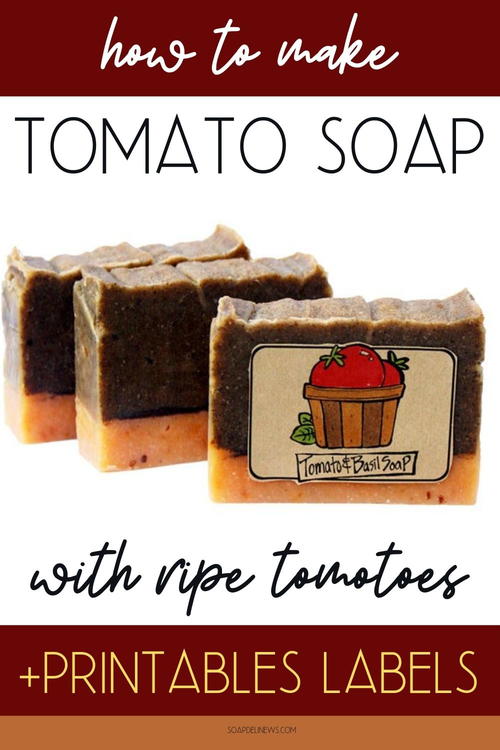Tomato Soap Recipe Made Using Garden Ripe Tomatoes Tomato Soap Recipe Made Using Garden Ripe Tomatoes