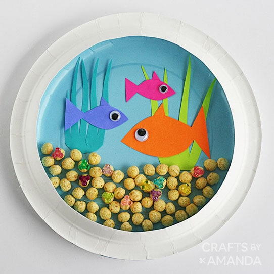 Paper Plate Aquarium Paper Plate Aquarium