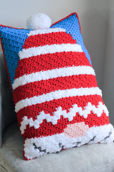 Christmas Gnome C2c Pillow Christmas Gnome C2c Pillow