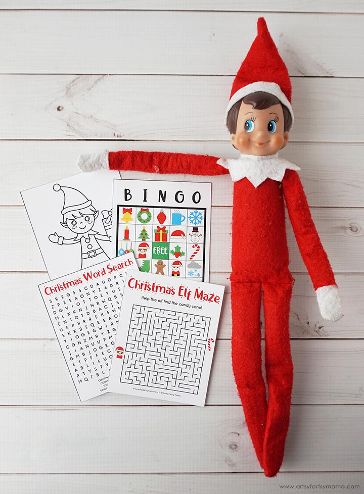 Elf On The Shelf Template Printable