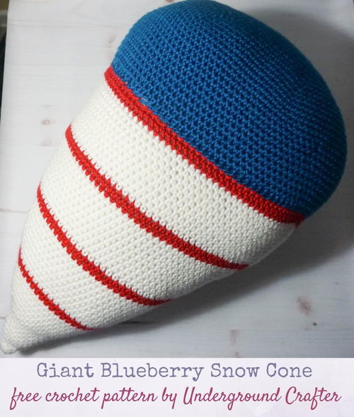 Giant Blueberry Snow Cone Giant Blueberry Snow Cone