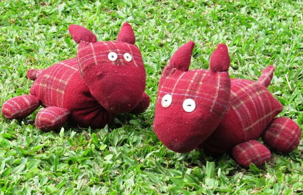 Sock Dog Upcycled Toy Sock Dog Upcycled Toy