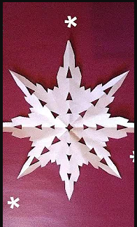 Paper Snowflake Ornament Paper Snowflake Ornament