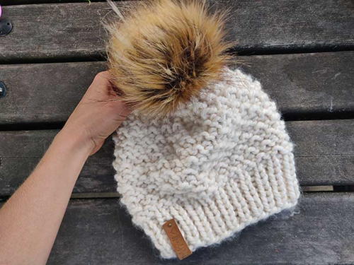 Snowflake Bulky Winter Hat Snowflake Bulky Winter Hat