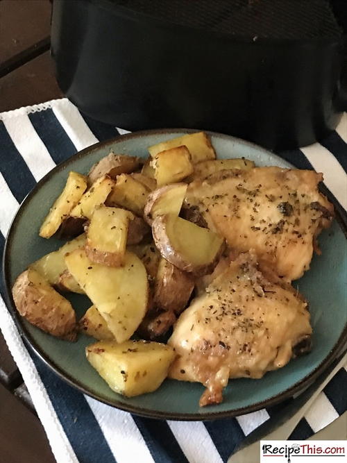 Air Fryer Chicken Thighs Potatoes Air Fryer Chicken Thighs & Potatoes