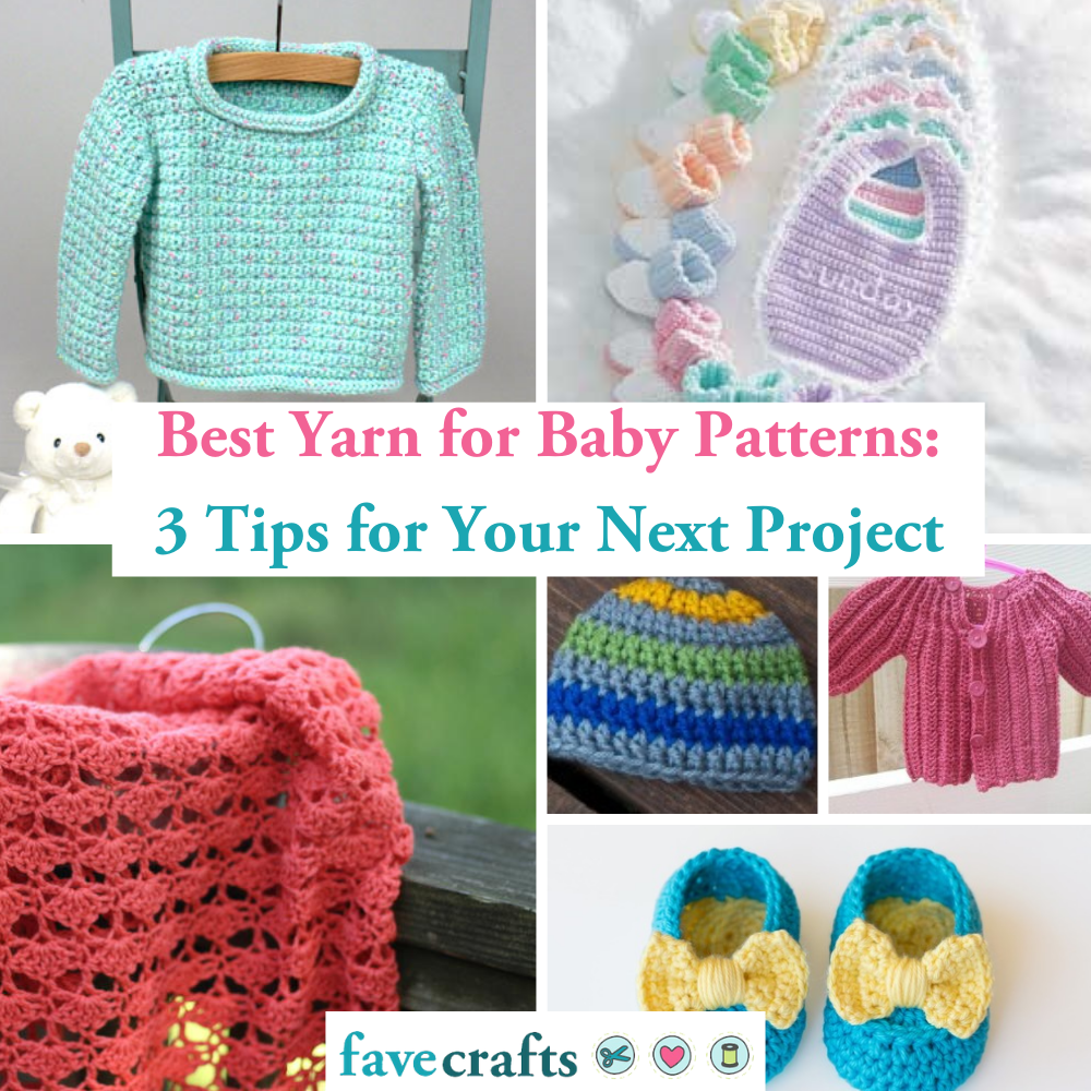 best yarn for crochet baby booties
