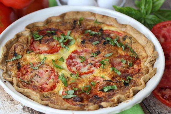 Summer Tomato Pie (tomato Quiche)