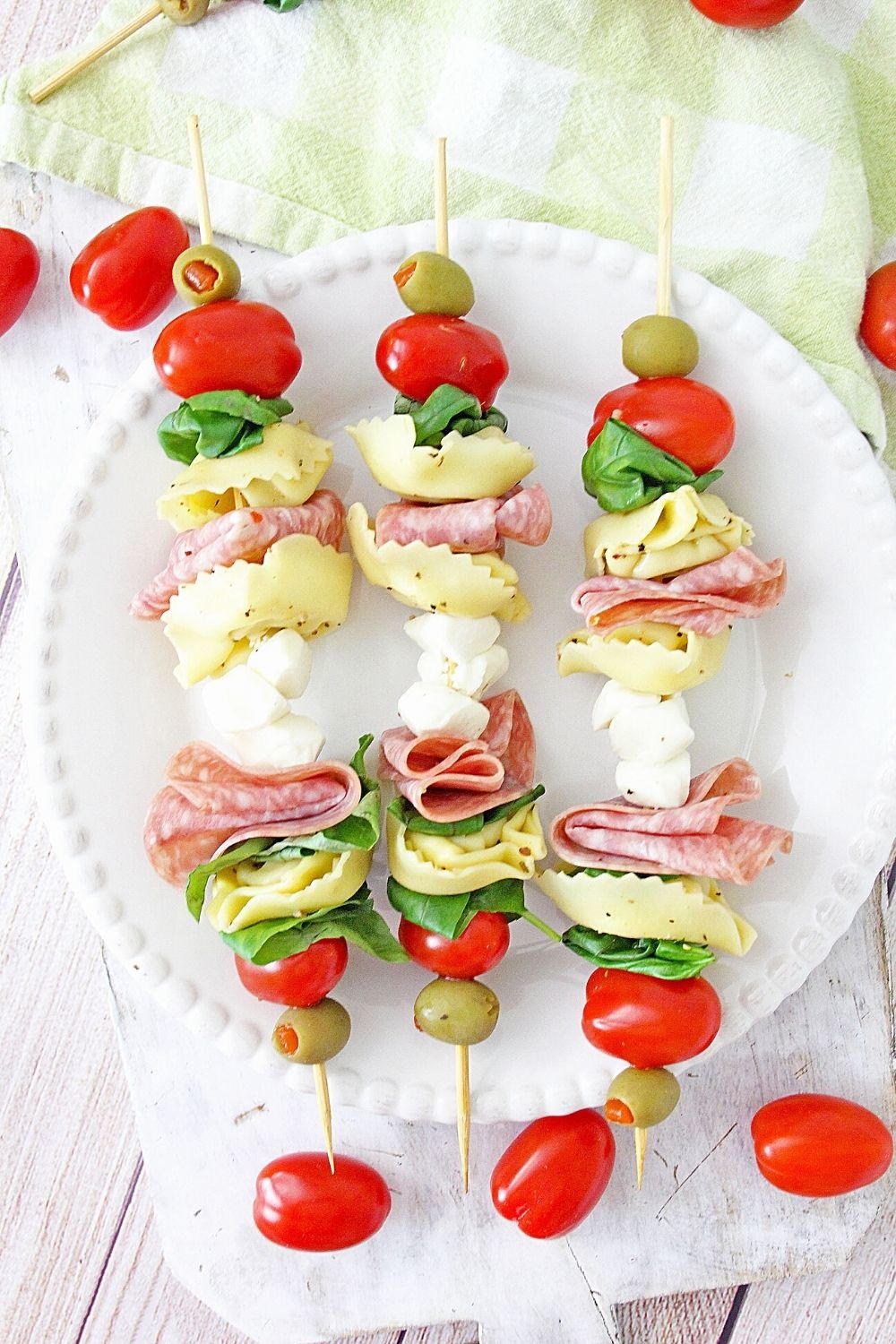 Tortellini Antipasto Skewers