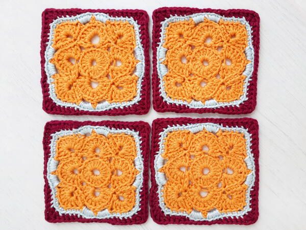 Square Flower Motif Square Flower Motif