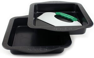 Perfect Slice 3pc Square Cake Pans Giveaway