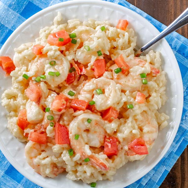 Creamy Rice And Shrimp Creamy Rice And Shrimp
