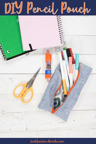Easy Diy Pencil Pouch Easy Diy Pencil Pouch