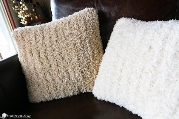 Furry Throw Pillow Cover Furry Throw Pillow Cover