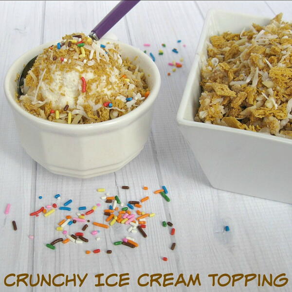 Crunchy Ice Cream Topping Crunchy Ice Cream Topping
