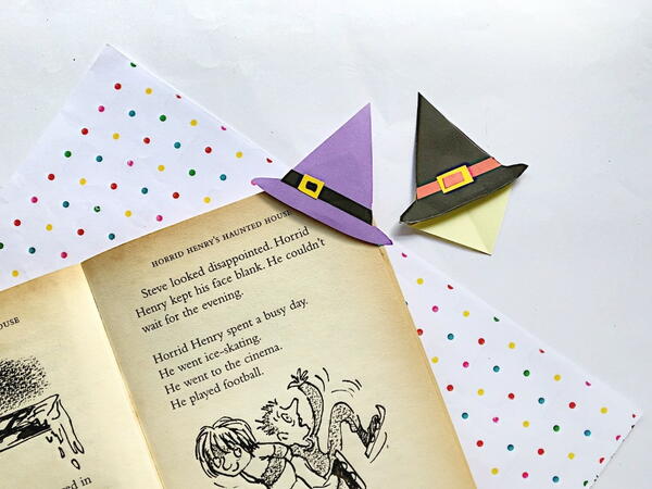 Witch Hat Bookmark Craft For Kids Witch Hat Bookmark Craft For Kids