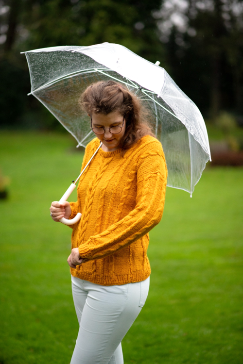 Easy Cable Sweater Easy Cable Sweater