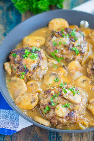 Easy Salisbury Steak Easy Salisbury Steak