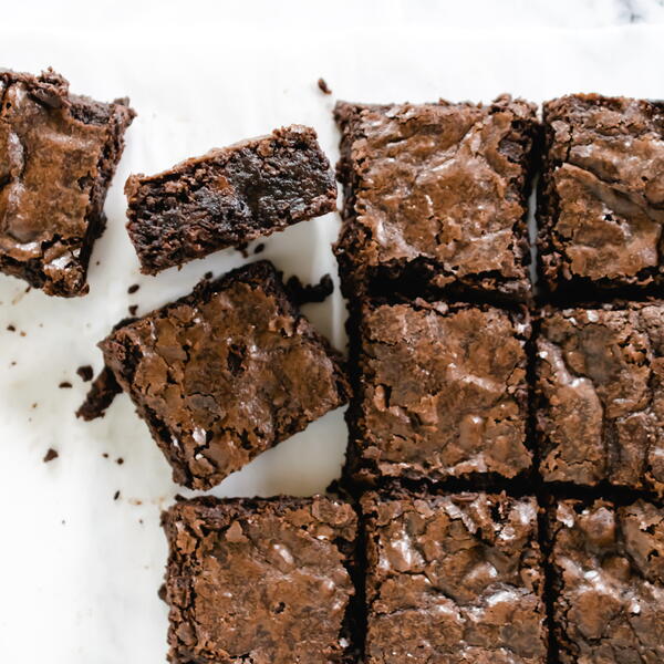 Crinkle Top Fudgy Brownies Crinkle Top Fudgy Brownies