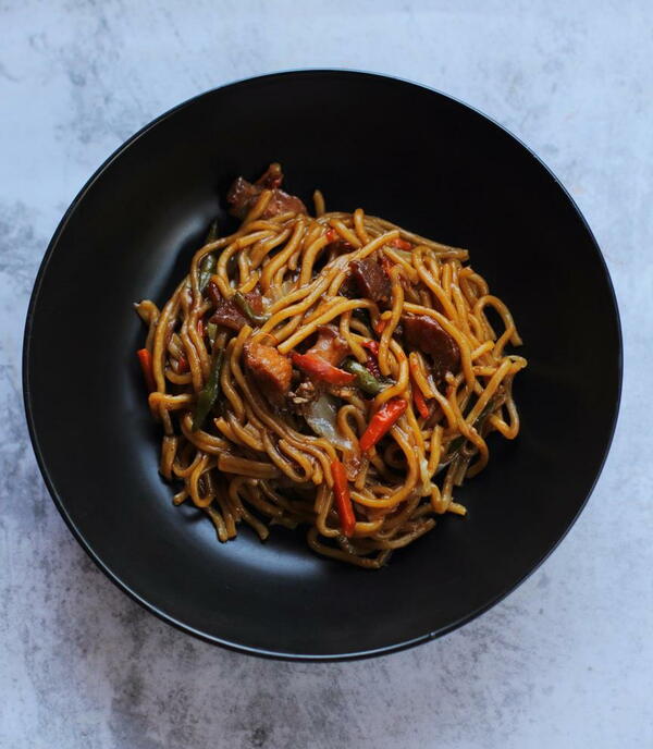 Pork And Egg Noodles Stir Fry Pork And Egg Noodles Stir Fry