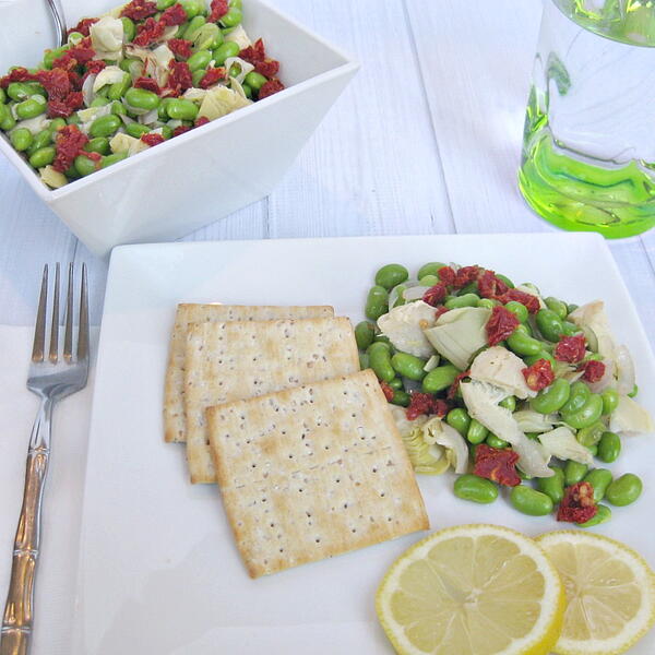 Edamame And Artichoke Salad Edamame And Artichoke Salad