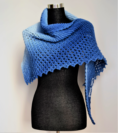 A Walk Through The Sky Shawlette A Walk Through The Sky Shawlette